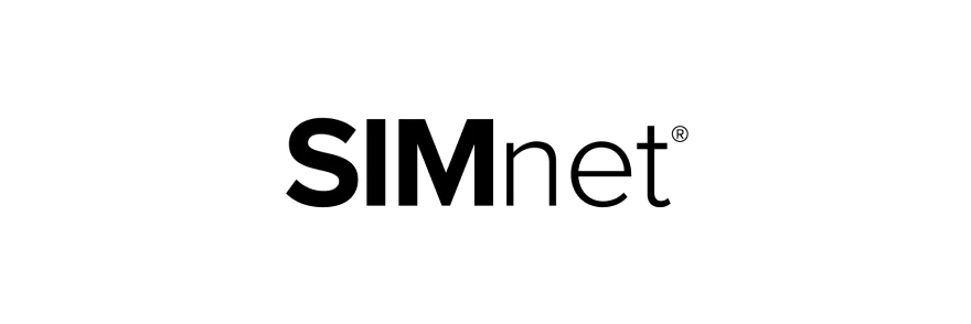 Simnet logo.
